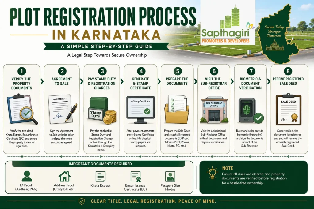 Plot Registration Process in Karnataka - Sapthagiri Promoters