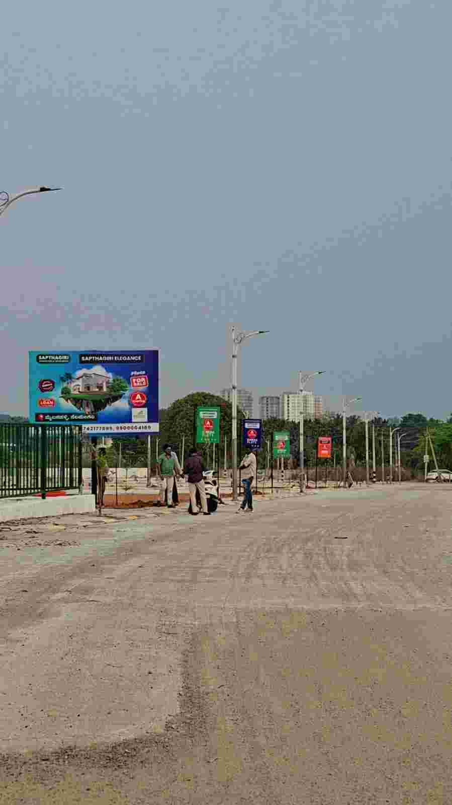 Master layout view of residential plots in Doddaballapura Road Nelamangala